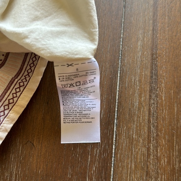 Size 8 Janie and Jack Disney Princess Moana lined cotton dress - Picture 5 of 8